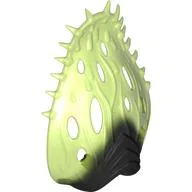 Hero Factory Creature Cocoon Petal with Molded Hard Plastic Black Base Pattern - Flexible Rubber · 15358pb001