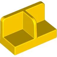 Panel 1 x 2 x 1 with Rounded Corners and Center Divider · 93095