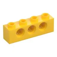 Technic, Brick 1 x 4 with Holes · 3701