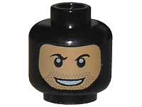 LEGO 3626pb0664, Black, б/у